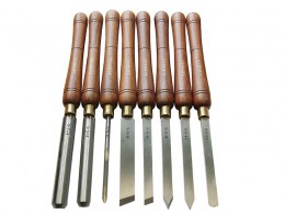 Faithfull HSS Turning Chisel Wooden Boxed Set, 8 Piece £135.99